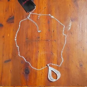NWT Silver Statement Necklace